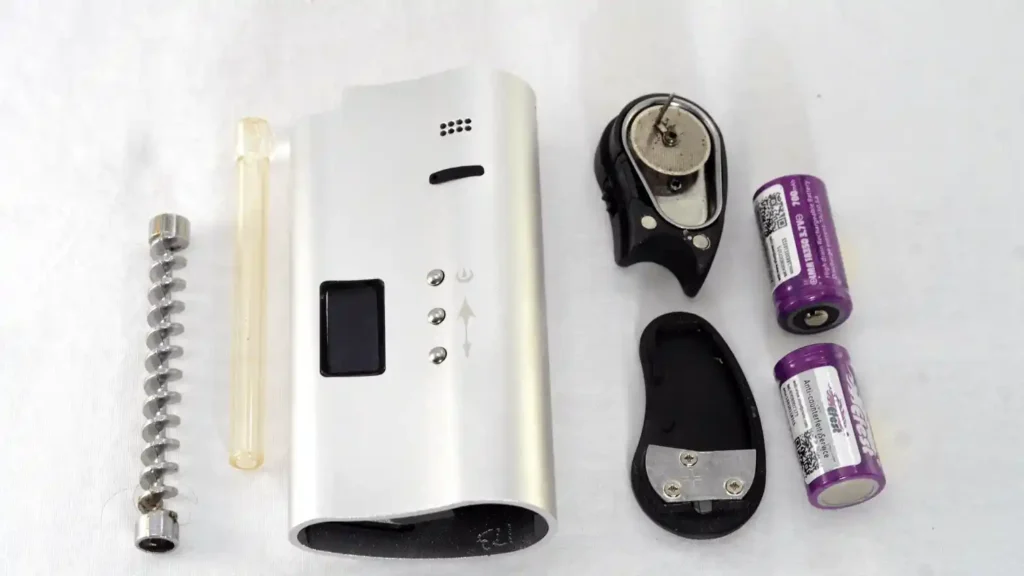 7th Floor Sidekick Dry Herb Vaporizer taken apart
