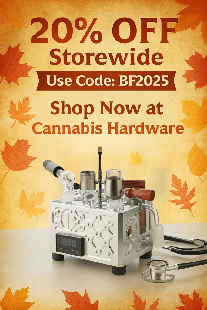 Cannabis Hardware Black Friday 2025 Sales Ad