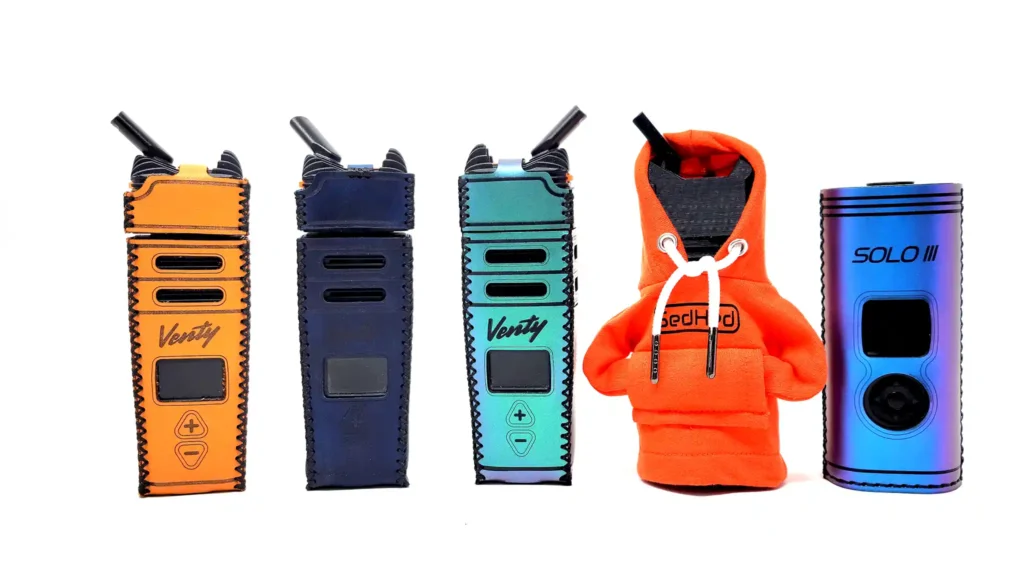 SedHed vape cases for the Venty and Arizer Solo 3 vaporizers