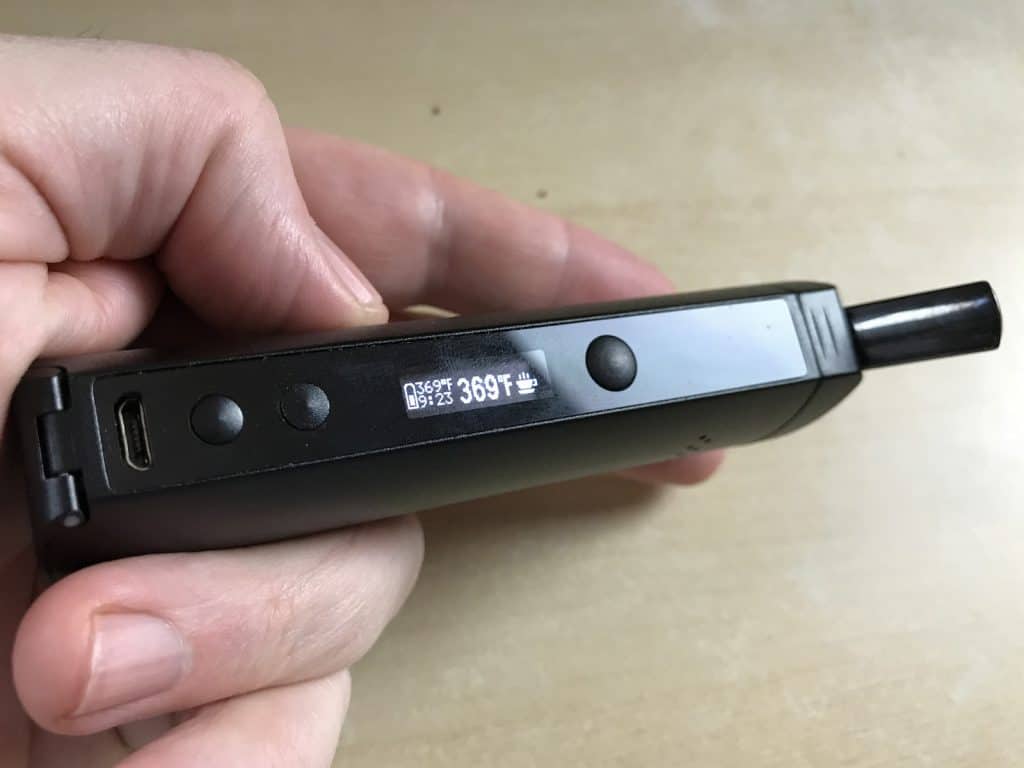 Xmax Starry weed vape control panel