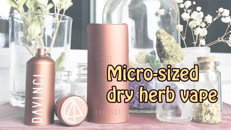 Davinci MIQRO review and demonstration – Micro Dosing Dry Herb Vape