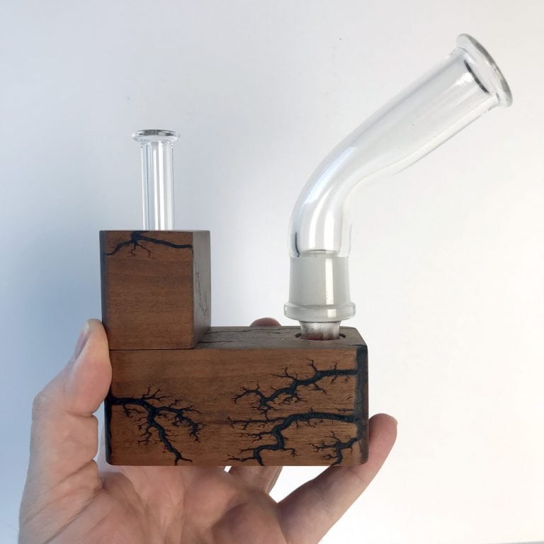 Sticky Brick Fractal Hydrobrick base with mouthpiece