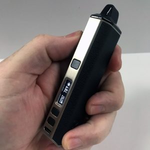 Xvape Aria Vaporizer in hand