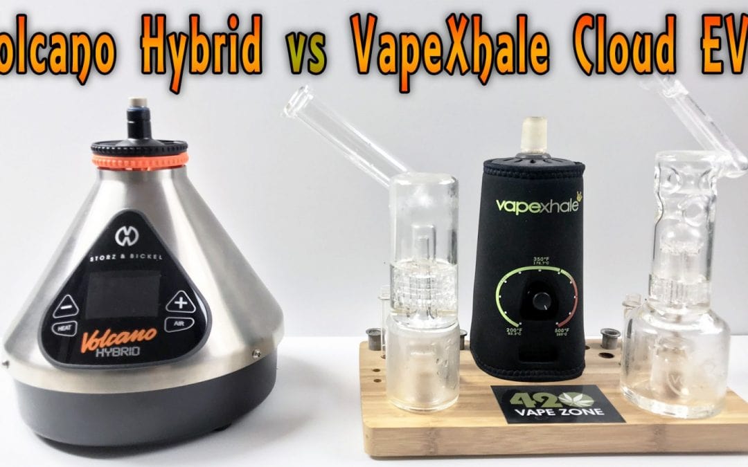 Live Now! Volcano Hybrid vs VapeXhale Cloud EVO