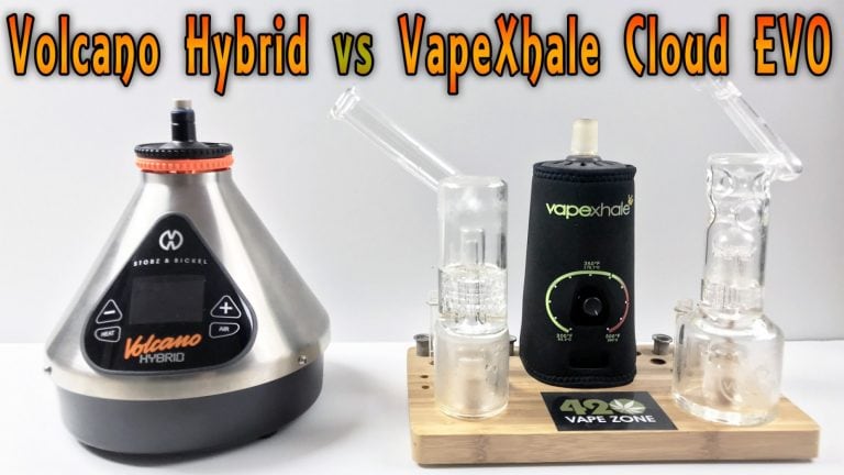 Live Now! Volcano Hybrid vs VapeXhale Cloud EVO