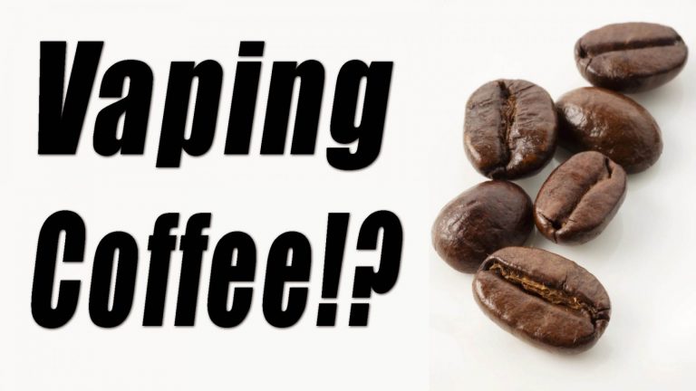 vaping coffee beans