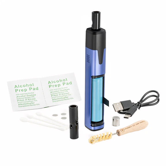 XMAX V3 PRO ON-DEMAND CONVECTION VAPORIZER IN BLUE, XMAX V3 PRO HERB AND  WAX VAPAORIZER