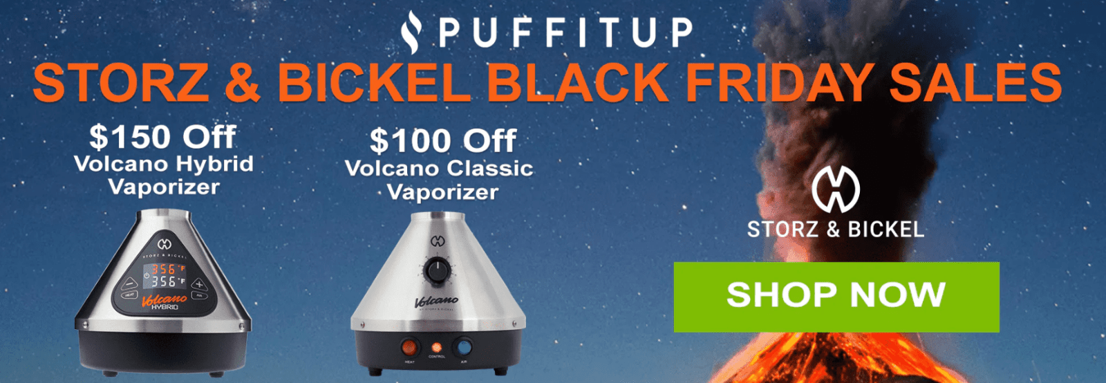 Puffitup Black Friday code: BF25 to save 25%