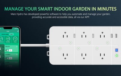 Mars Hydro Launches Smart Plug Power Strip With Light Timer and Humidifier Controller