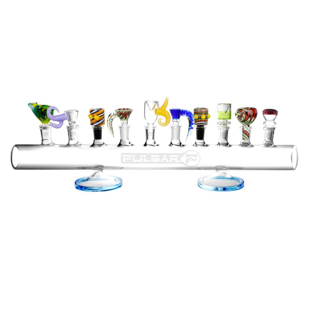 Pulsar Bowl or Banger Display Stand - All Glass 14mm / Ten Joints
