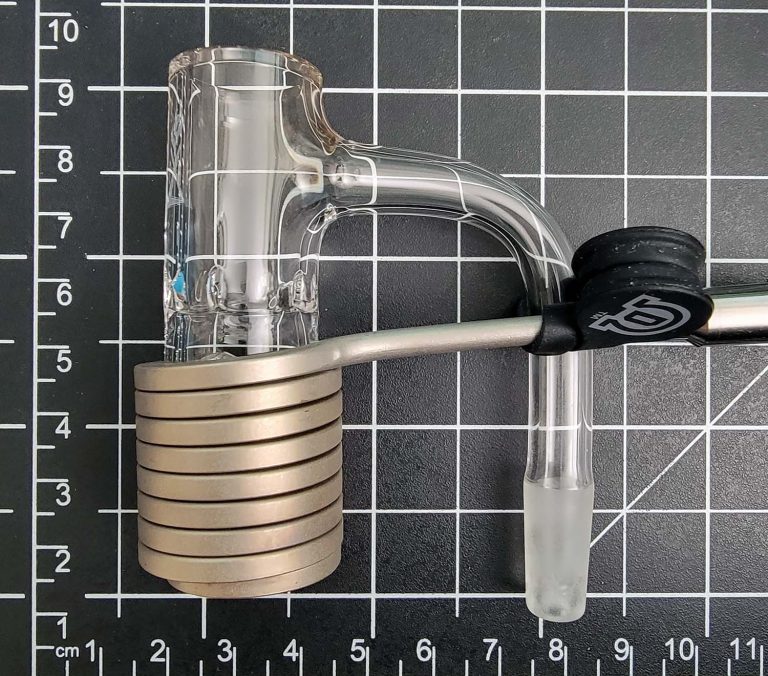 20mm Luna E-nail (E-luna) with axial coil and 10mm joint