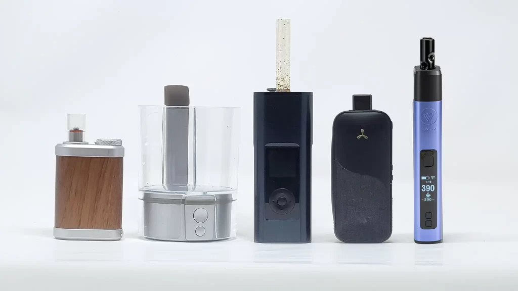 These 5 portables vapes heat up quickly for on-demand style dry herb vapor.