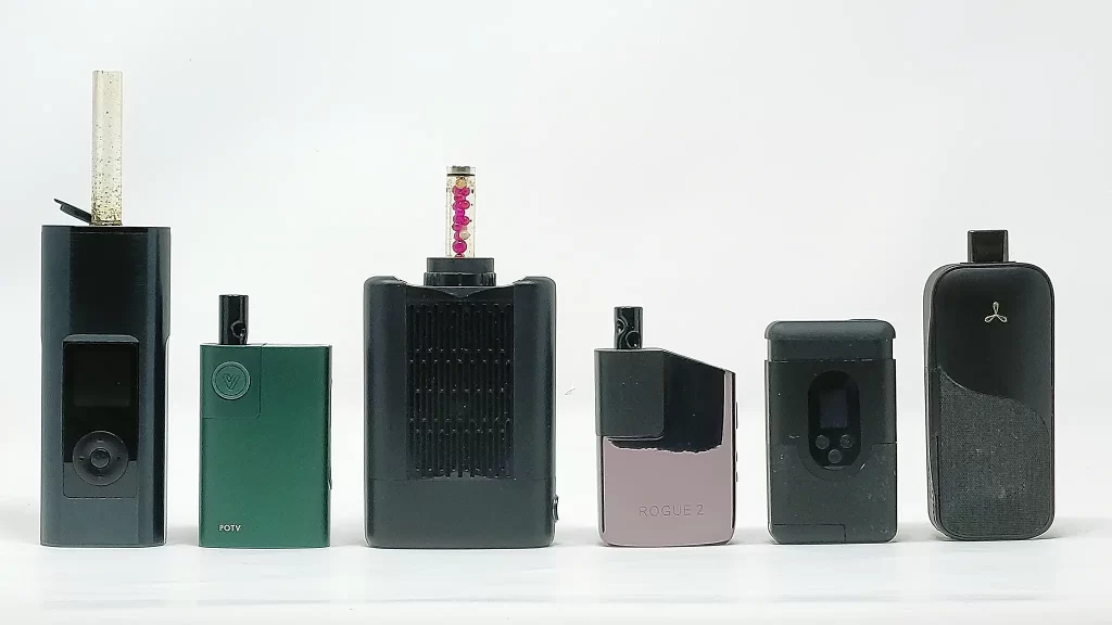 These 6 vapes have nice features and high performance with a relatively low price. Solo 3, Lobo, Angus Enhanced, Rogue 2, Arizer Argo, Airvape Legacy Pro