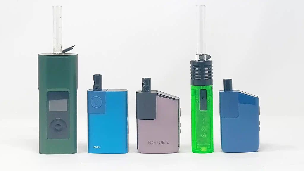 These 5 vapes offer an excellent value to price ratio - Arizer Solo 3, PotV Lobo, HR Rogue 2, Arizer Air SE, HR Fury 3