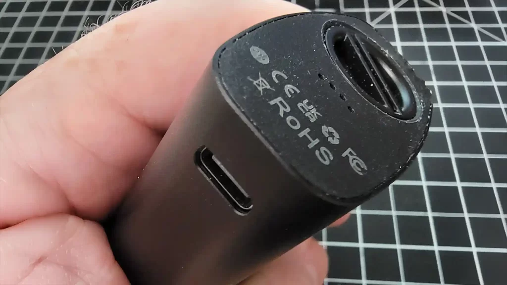 PotV Lobo Bottom shows the removable battery door
