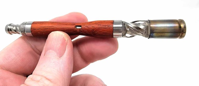 Dynavap Woodwynd is the latest dry herb vaporizer from Dynavap. It has a wooden stem and titanium Helix tip.