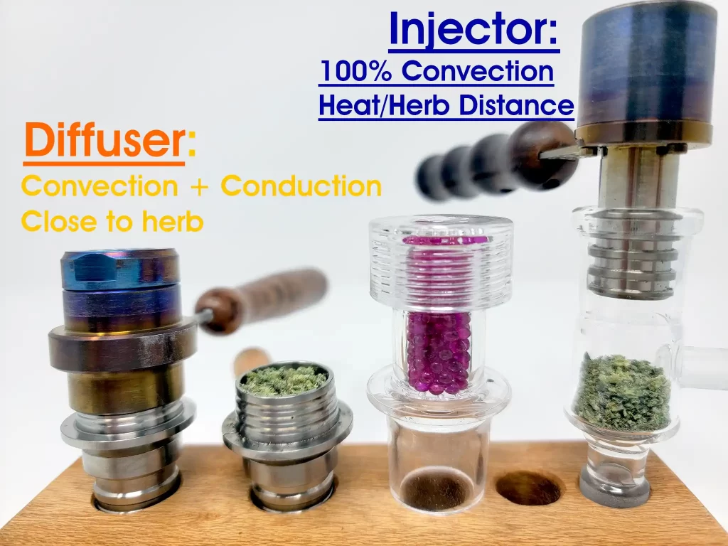 Ball Vape Injector vs Diffuser 