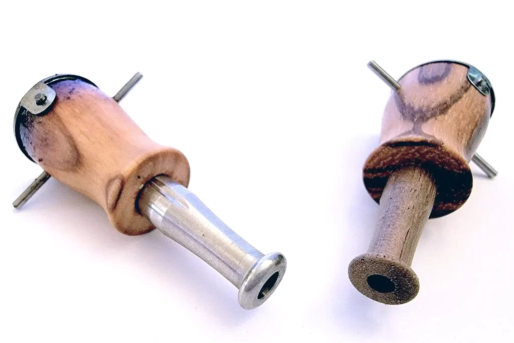 The Vapman has multiple mouthpiece options, including stainless steel and wood