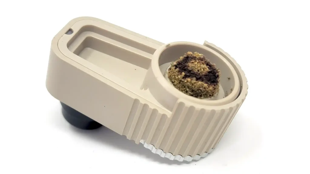 Frolic Vaporizer roasted bowl shows a circular burn mark