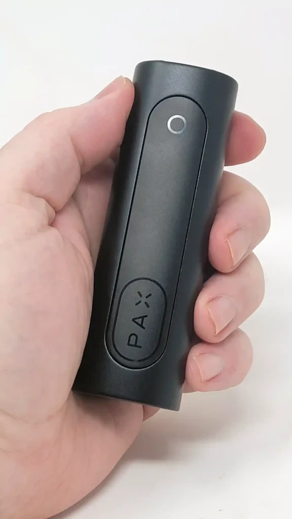 Pax Flow Vaporizer in hand for review