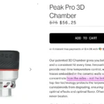 Puffco 3D atomizer is only side heated