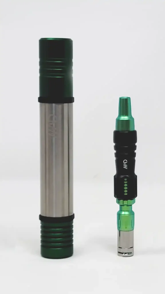 Tempest 2 standing next to its case