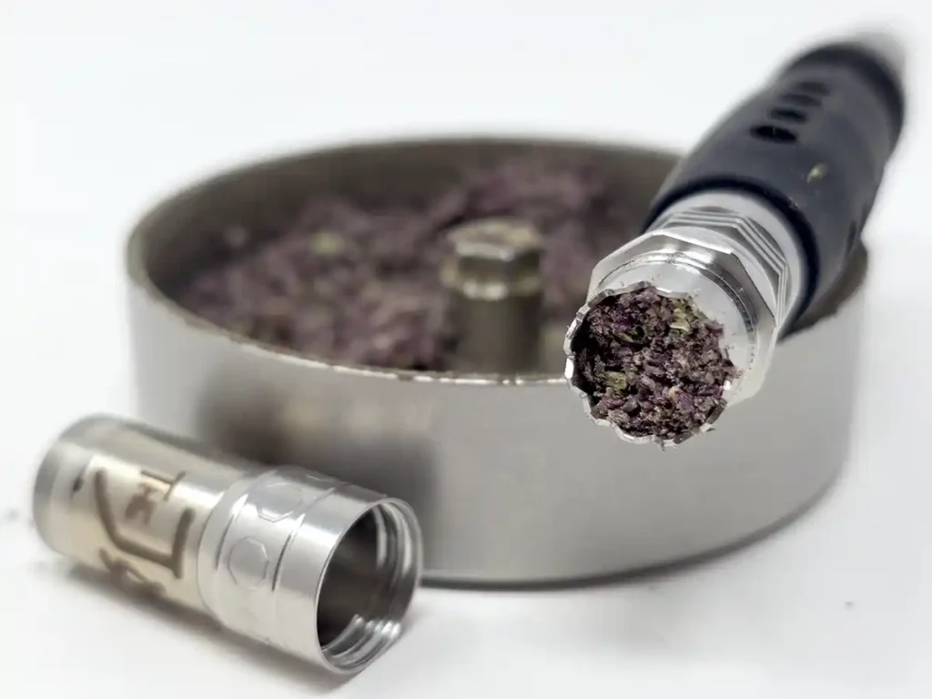 Joystik loaded with purple weed