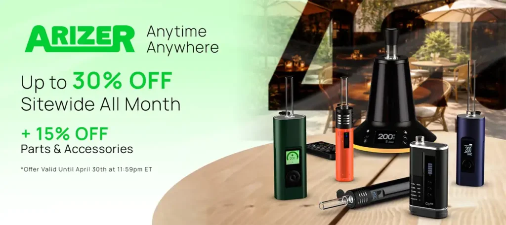 4/20 2026 Arizer Vaporizer sales
