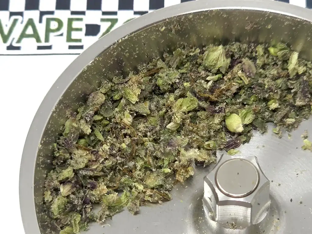 Draken 2 ground weed in the grinder