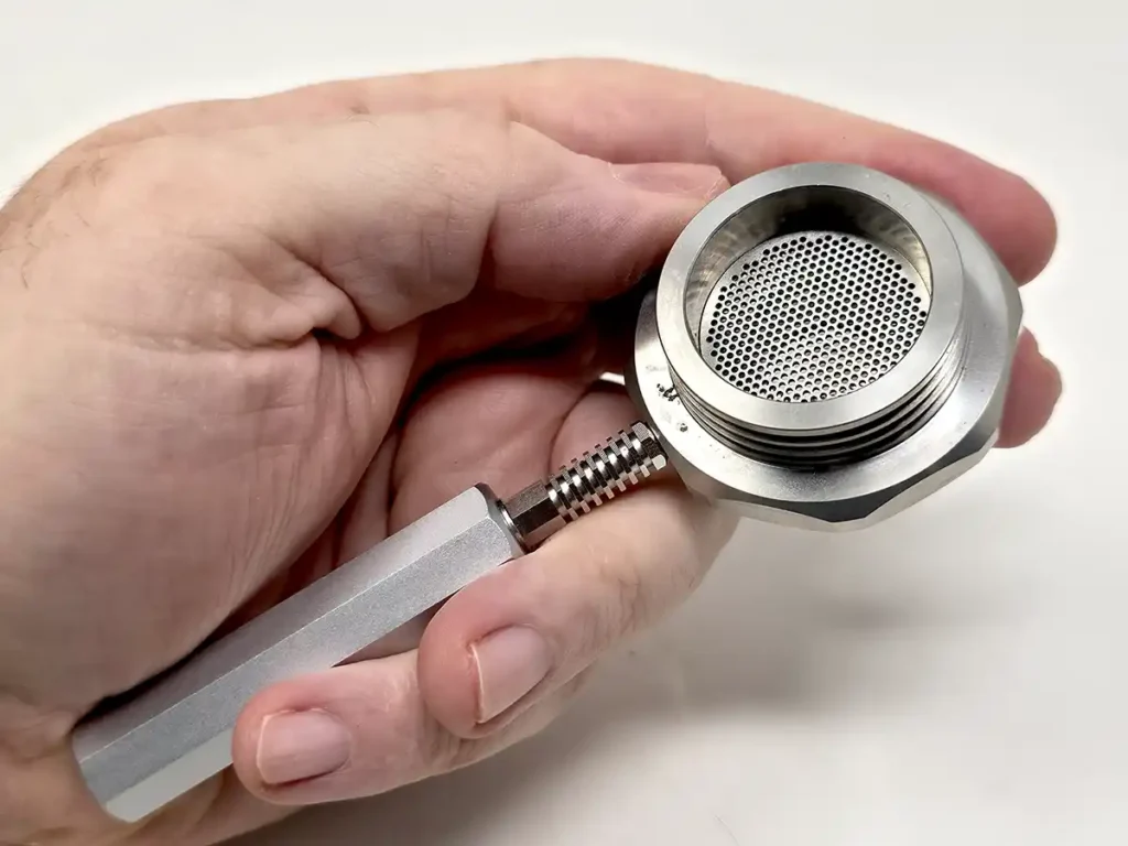 The Coma vape bowl is so large it fills my hand
