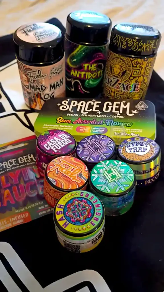 Puffcon 2026 Haul includes hash and flower and gummies from California's best producers